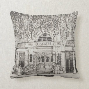 Richmond Theatre London UK. 2004 Throw Pillow