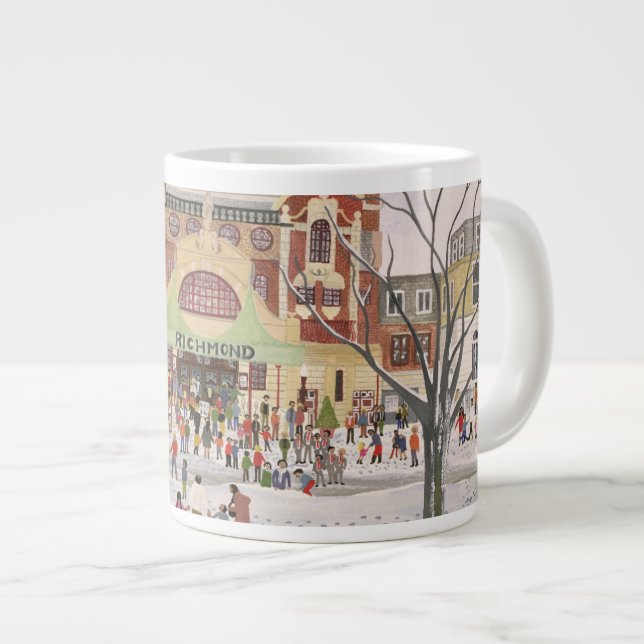Richmond Theatre Surrey 1988 Large Coffee Mug (Front Right)