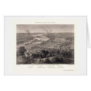 Richmond, VA Panoramic Map - 1863