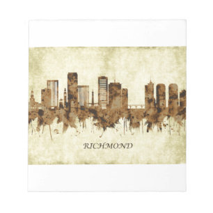 Richmond Virginia Cityscape Notepad