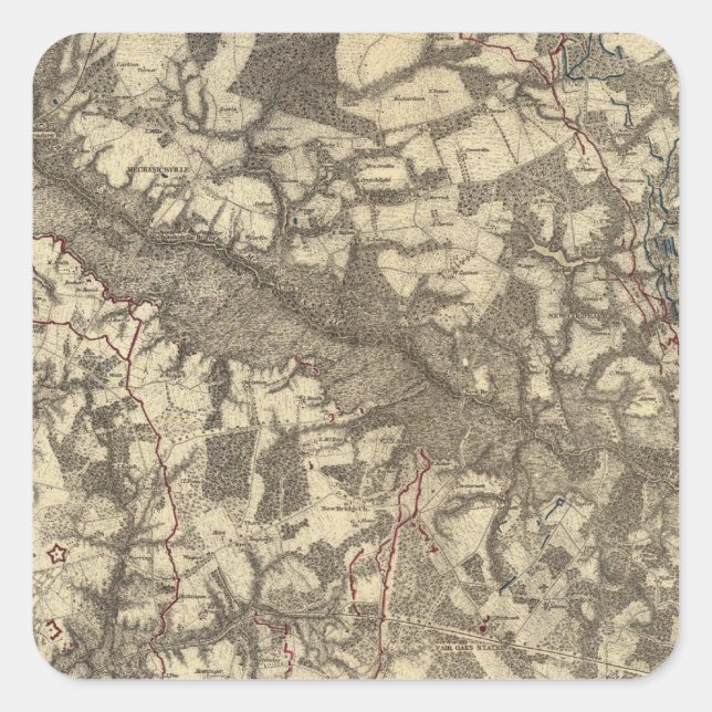 Richmond, Virginia Square Sticker (Front)