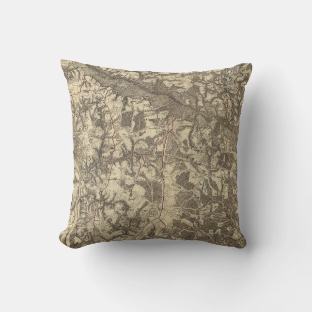 Richmond, Virginia Throw Pillow (Front)