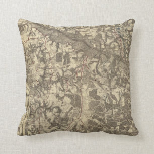 Richmond, Virginia Throw Pillow
