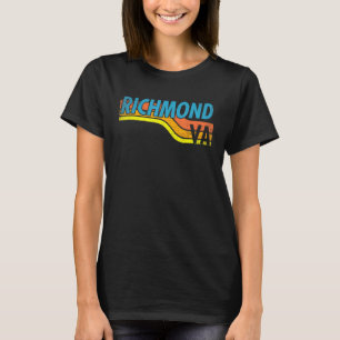 Richmond Virginia Vintage 70s 80s Retro Style Men  T-Shirt