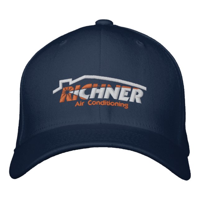 Richner Air Hat Embroidered Navy Blue (Front)