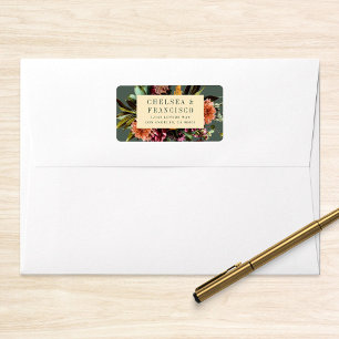 Richness of Spring Colourful Floral Wedding Green Label