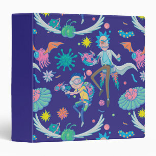 RICK AND MORTY™ Among Infected Cells Pattern Binder