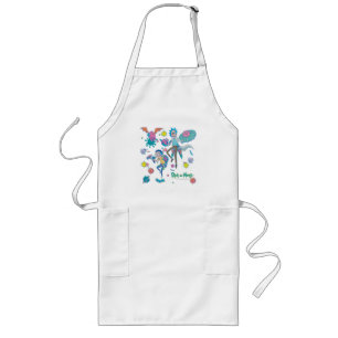 RICK AND MORTY™   Among Infected Cells Pattern Long Apron