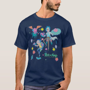 RICK AND MORTY™ Among Infected Cells Pattern T-Shirt