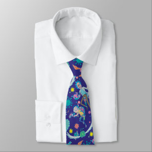 RICK AND MORTY™   Among Infected Cells Pattern Tie