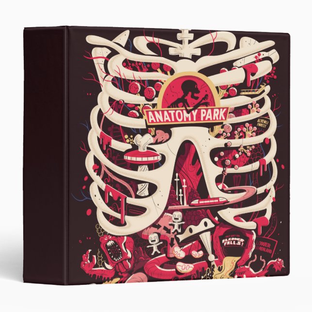 RICK AND MORTY™ | Anatomy Park Rib Cage Binder (Front/Spine)