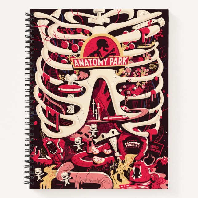 RICK AND MORTY™ | Anatomy Park Rib Cage Notebook (Front)