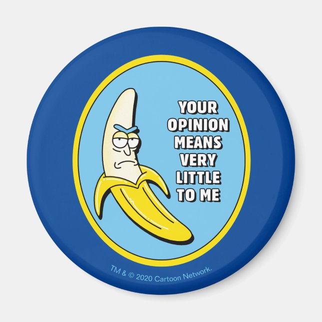 RICK AND MORTY™ | Banana Rick Badge Magnet (Front)