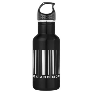 Rick and Morty Bar Code Graphic 532 Ml Water Bottle