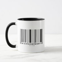 Rick and Morty Bar Code Graphic