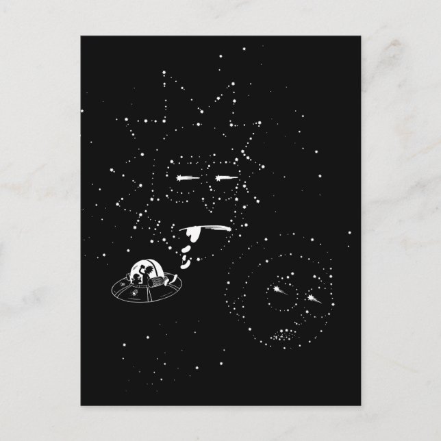 RICK AND MORTY™ | Constellations Invitation Postcard (Front)