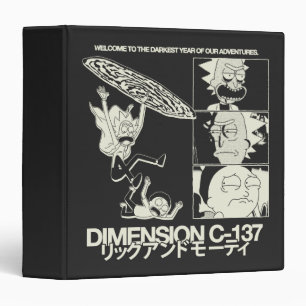 RICK AND MORTY™ Dimension C-137 Binder