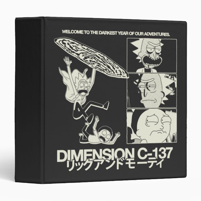 RICK AND MORTY™ | Dimension C-137 Binder (Front/Spine)
