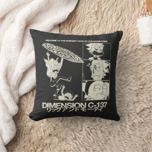 RICK AND MORTY™ Dimension C-137 Throw Pillow