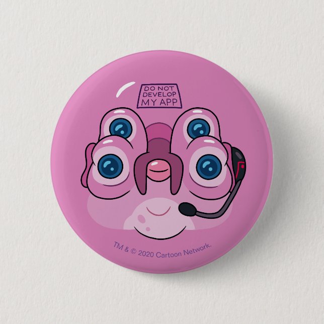 RICK AND MORTY™ | DO NOT DEVELOP MY APP 2 INCH ROUND BUTTON (Front)