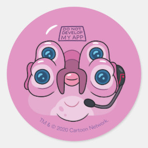 RICK AND MORTY™   DO NOT DEVELOP MY APP CLASSIC ROUND STICKER