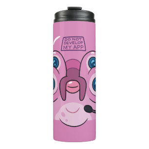 RICK AND MORTY™   DO NOT DEVELOP MY APP THERMAL TUMBLER