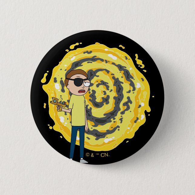 RICK AND MORTY™ | Evil Morty Portal 2 Inch Round Button (Front)