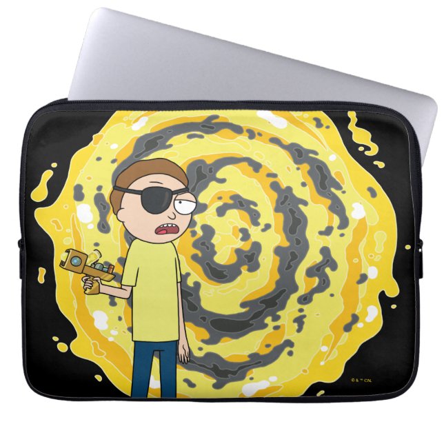 RICK AND MORTY™ | Evil Morty Portal Laptop Sleeve (Front)