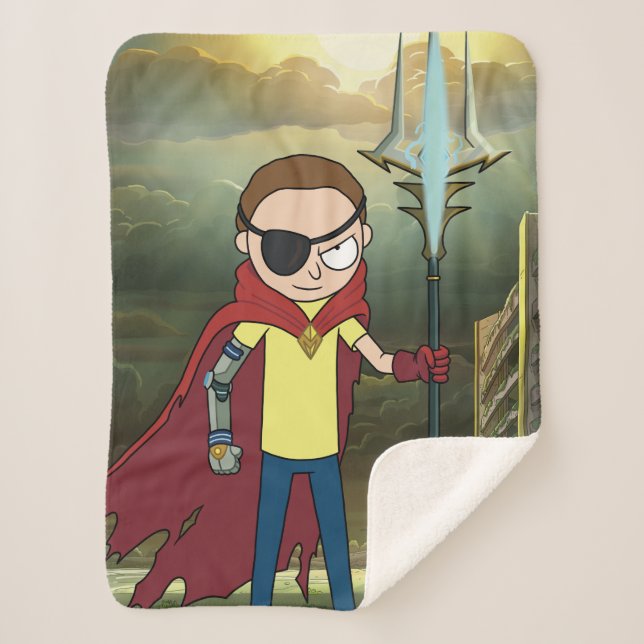 RICK AND MORTY™ | Evil Morty Sherpa Blanket (Front)