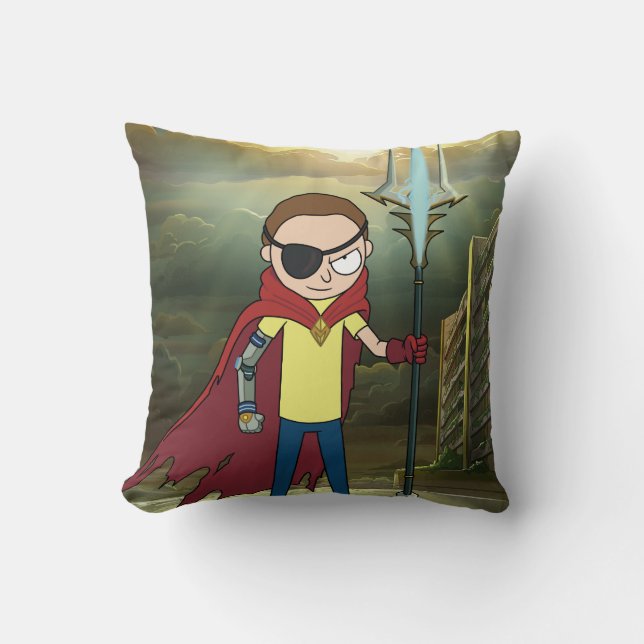 RICK AND MORTY™ | Evil Morty Throw Pillow (Front)