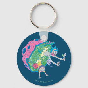 RICK AND MORTY™   Falling From Infected Portal Keychain