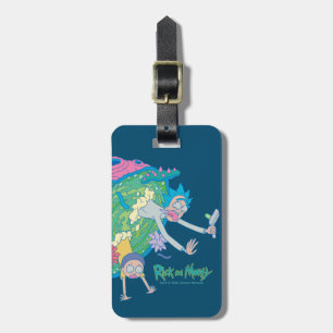 RICK AND MORTY™   Falling From Infected Portal Luggage Tag