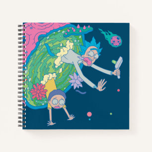 RICK AND MORTY™   Falling From Infected Portal Notebook