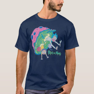 RICK AND MORTY™ Falling From Infected Portal T-Shirt