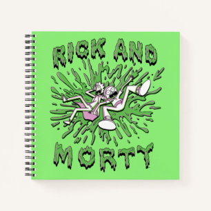 RICK AND MORTY™   Falling Into Acid Vat Notebook
