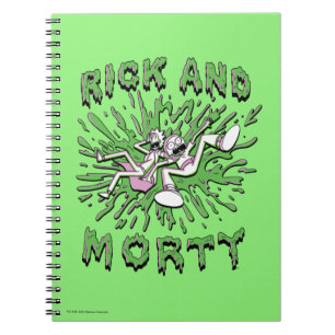 RICK AND MORTY™   Falling Into Acid Vat Notebook