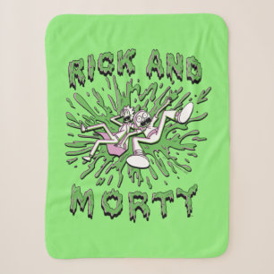 RICK AND MORTY™   Falling Into Acid Vat Sherpa Blanket
