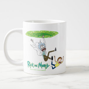 RICK AND MORTY™   Falling Out Of Portal Large Coffee Mug