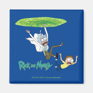 RICK AND MORTY™   Falling Out Of Portal Magnet
