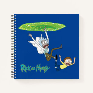 RICK AND MORTY™   Falling Out Of Portal Notebook