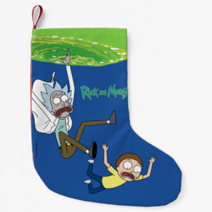 RICK AND MORTY™ Falling Out Of Portal Small Christmas Stocking