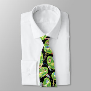 RICK AND MORTY™   Falling Through Portals Pattern Tie