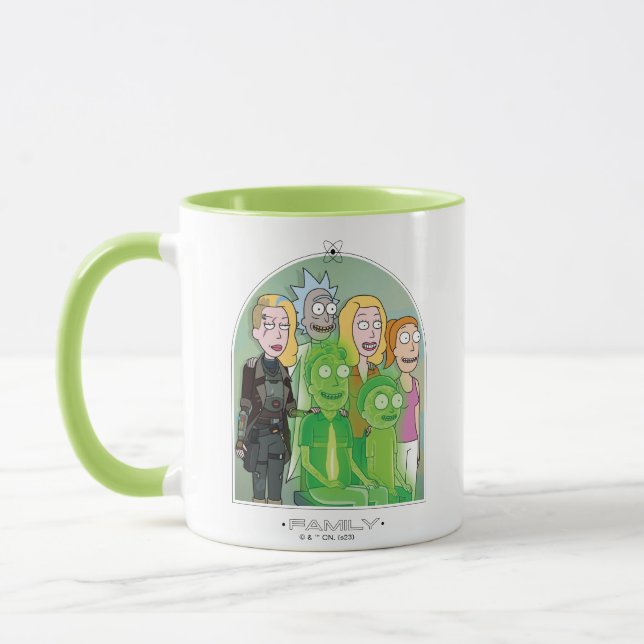 Rick and Morty Family Graphic Mug (Left)