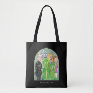 Rick and Morty Family Graphic Tote Bag