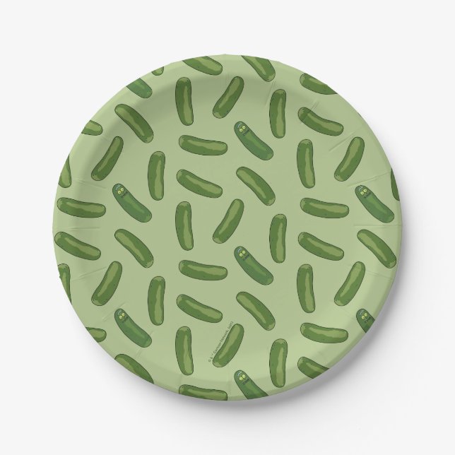 RICK AND MORTY™ | Flip The Pickle Paper Plate (Front)