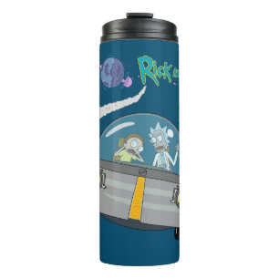 RICK AND MORTY™   Flying Off In Space Ship Thermal Tumbler