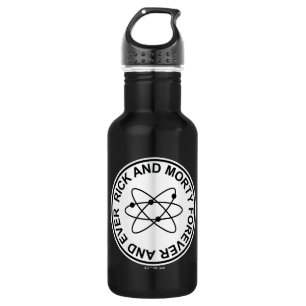 Rick and Morty Forever and Ever Atomic Badge 532 Ml Water Bottle