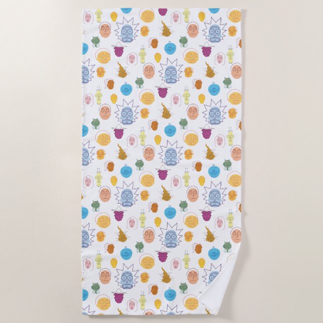 RICK AND MORTY™ | Get Schwifty Beach Towel (Front)