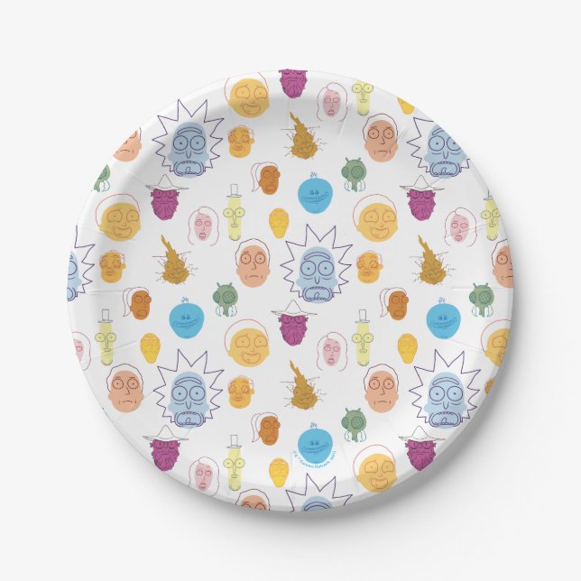 RICK AND MORTY™ | Get Schwifty Paper Plate (Front)