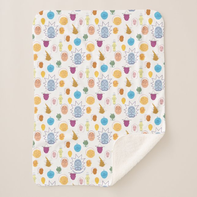 RICK AND MORTY™ | Get Schwifty Sherpa Blanket (Front)